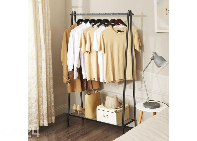 Vaaterekki, musta kuvasuurennos