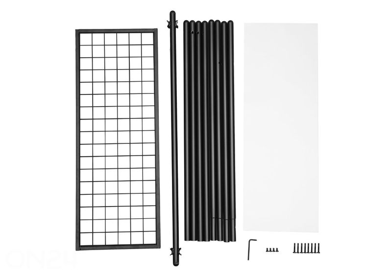 Vaaterekki, musta kuvasuurennos