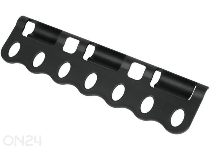 Vaateripustin pidike vaakasuoraan pyykkitelineeseen, 2 kpl, 24x6x2 cm kuvasuurennos