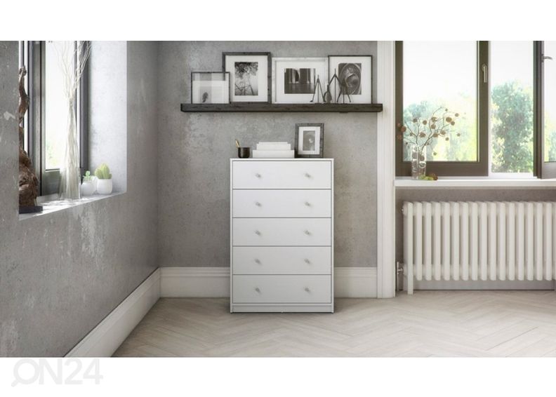 Valkoinen lipasto May kuvasuurennos