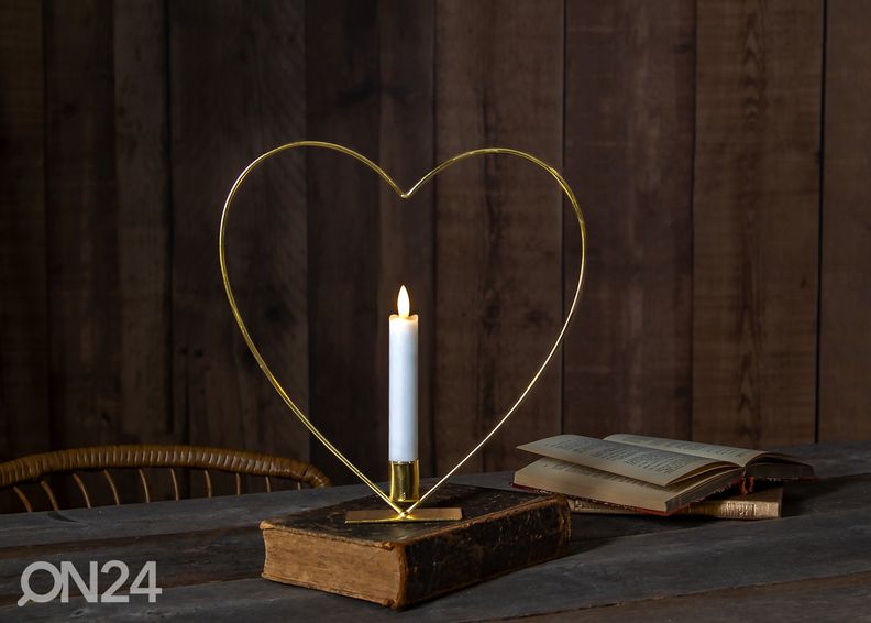 Valokoriste Flamme Hear kuvasuurennos