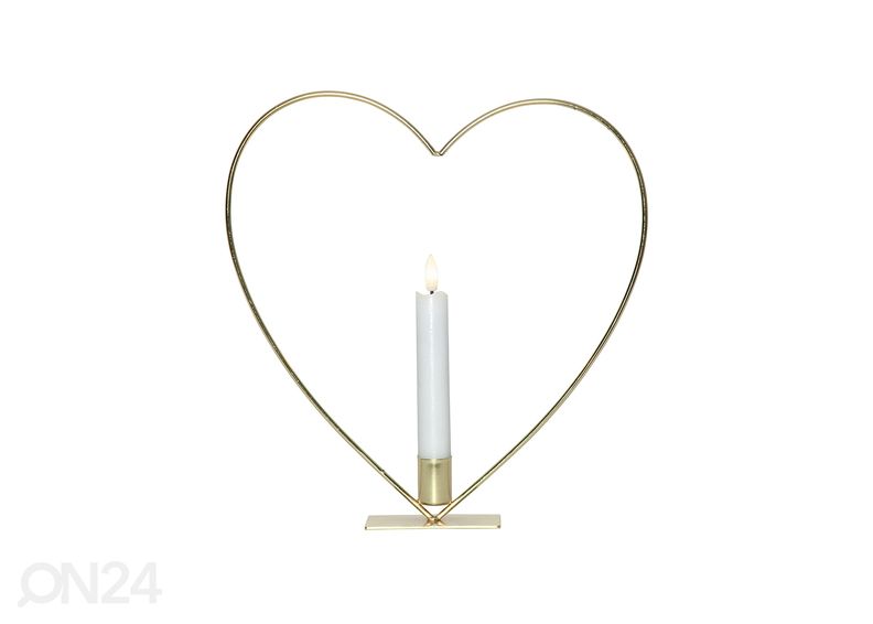 Valokoriste Flamme Hear kuvasuurennos