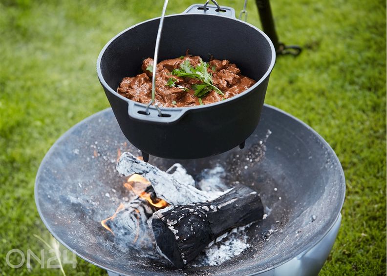 Valurautapata ja kansi Barbecook 9 L, Ø 32 cm kuvasuurennos