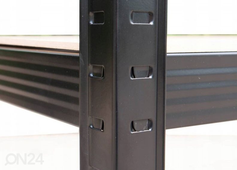 Varastohylly Black 90x180x30 cm kuvasuurennos