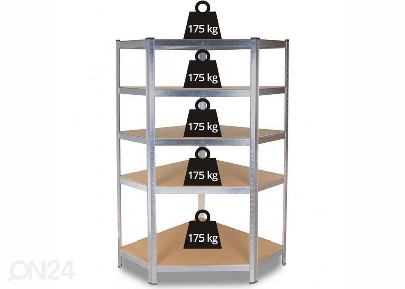 Varaston kulmahylly kuvasuurennos