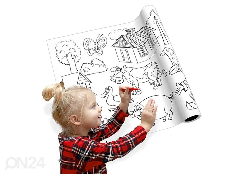 Värityspaperirulla kuvasuurennos