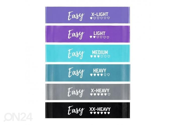 Vastuskuminauhat 5+1 Easy Fitness kuvasuurennos