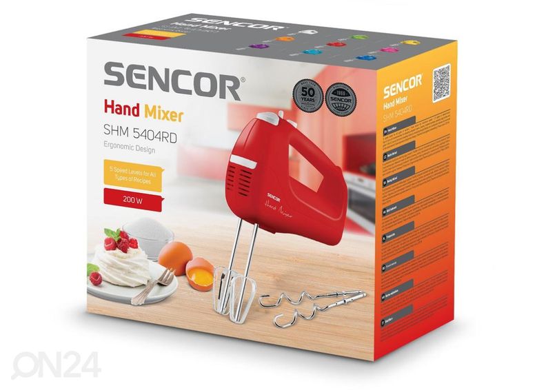 Vatkain Sencor SHM5404RD, punainen kuvasuurennos