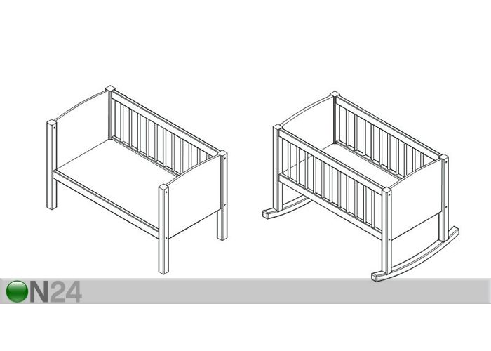 Vauan kehto 40x80 cm kuvasuurennos