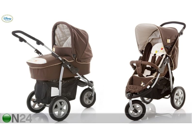 Vaunu-rattaat VIPER TRIO-SET POOH DOODLE BROWN kuvasuurennos