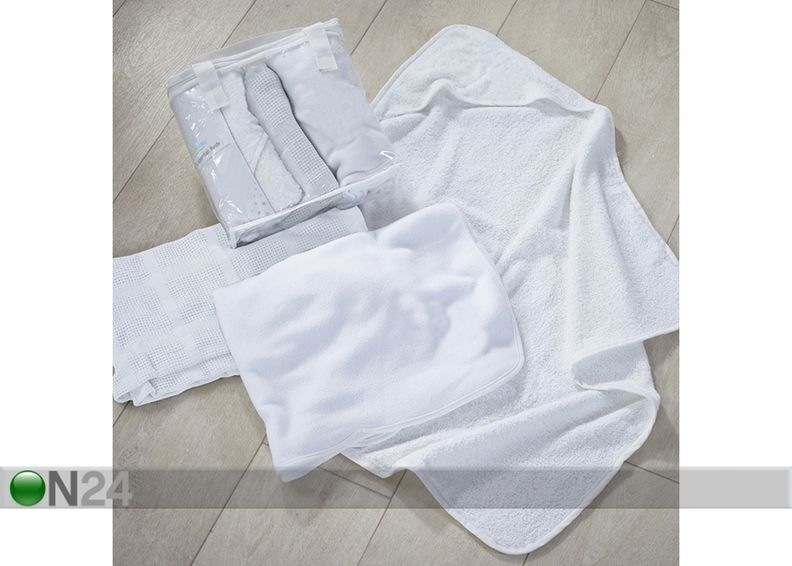 Vauvan pyyhesarja kuvasuurennos