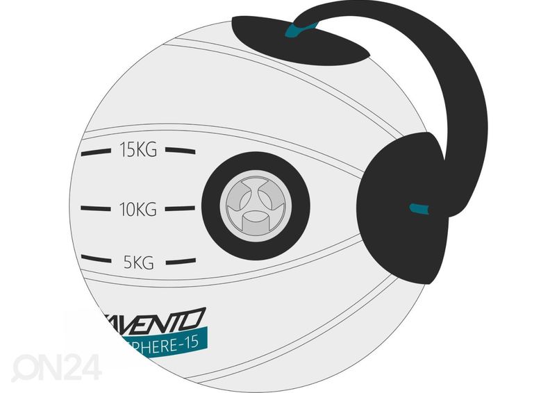 Vedellä täytettävä painopallo Avento 15 L/15 kg kuvasuurennos