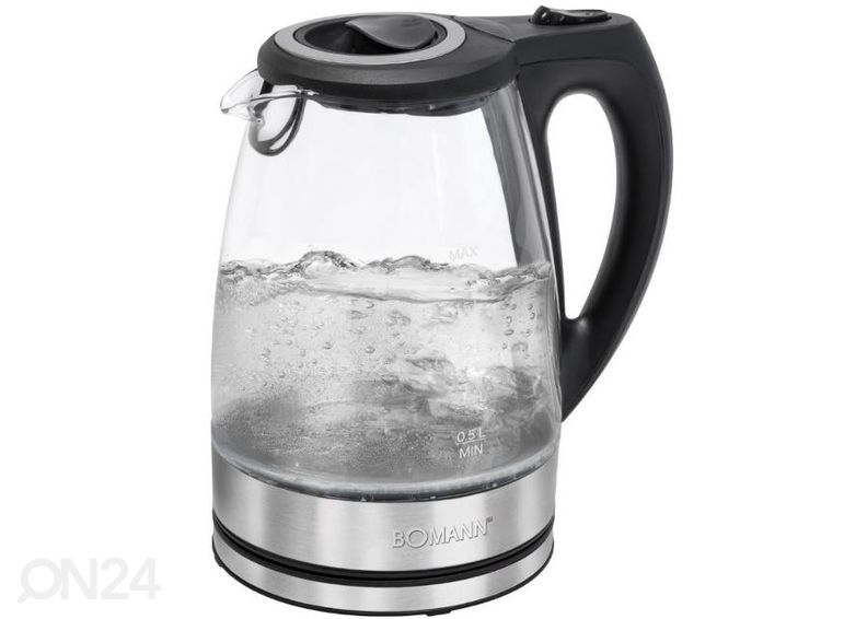 Vedenkeitin lasikannulla Bomann kuvasuurennos