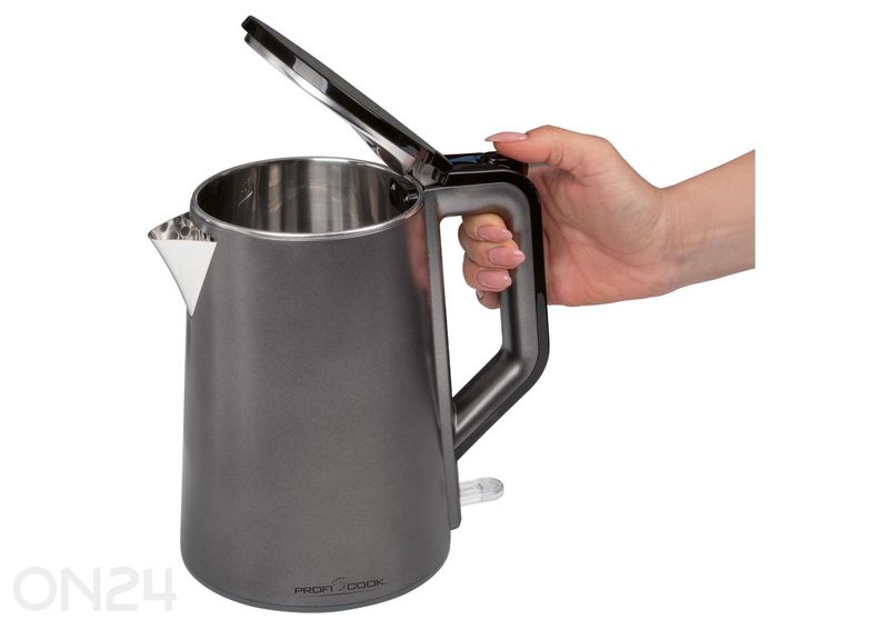 Vedenkeitin ProfiCook 1,5 L PCWK1290, grafiitinharmaa kuvasuurennos
