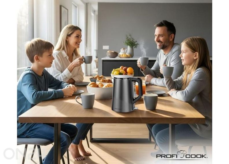 Vedenkeitin ProfiCook 1,5 L PCWK1290, grafiitinharmaa kuvasuurennos