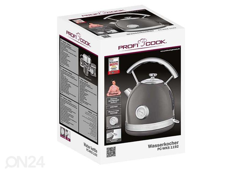 Vedenkeitin ProfiCook 1,7 L PCWKS1192A kuvasuurennos