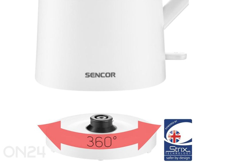 Vedenkeitin Sencor 1,7 L SWK0550WH, valkoinen kuvasuurennos