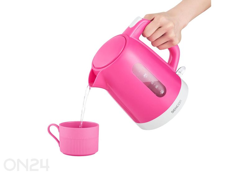 Vedenkeitin Sencor 1 L SWK1028RS, pinkki kuvasuurennos
