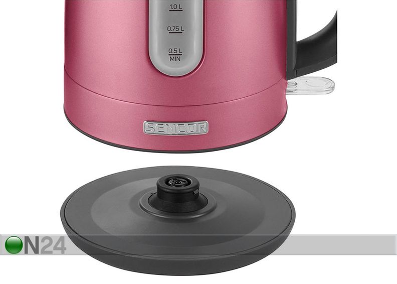 Vedenkeitin Sencor Metallic 1,7 L SWK1774RD kuvasuurennos