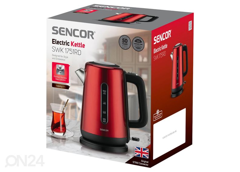 Vedenkeitin Sencor SWK1751RD kuvasuurennos