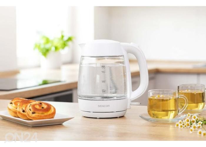 Vedenkeitin Sencor SWK7300WH, valkoinen kuvasuurennos