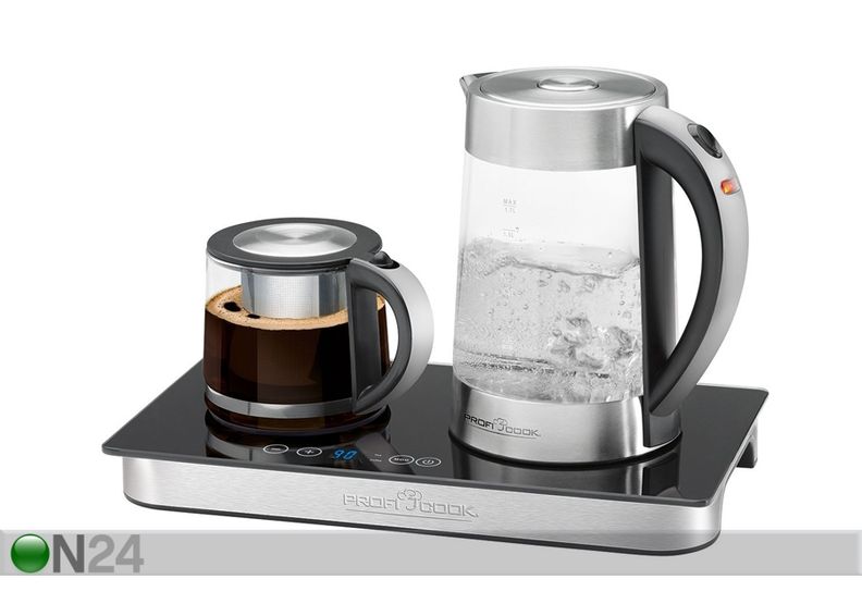 Vedenkeitin, teekannu ja lämpölevy ProfiCook 1,7 L PCTKS1056 kuvasuurennos