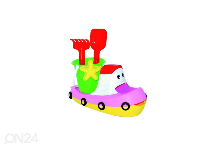 Vene ja hiekkalaatikkolelut kuvasuurennos