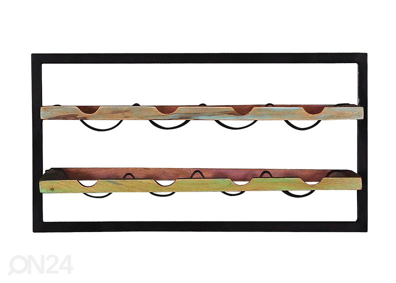 Viinipulloteline seinälle Riverboat kuvasuurennos