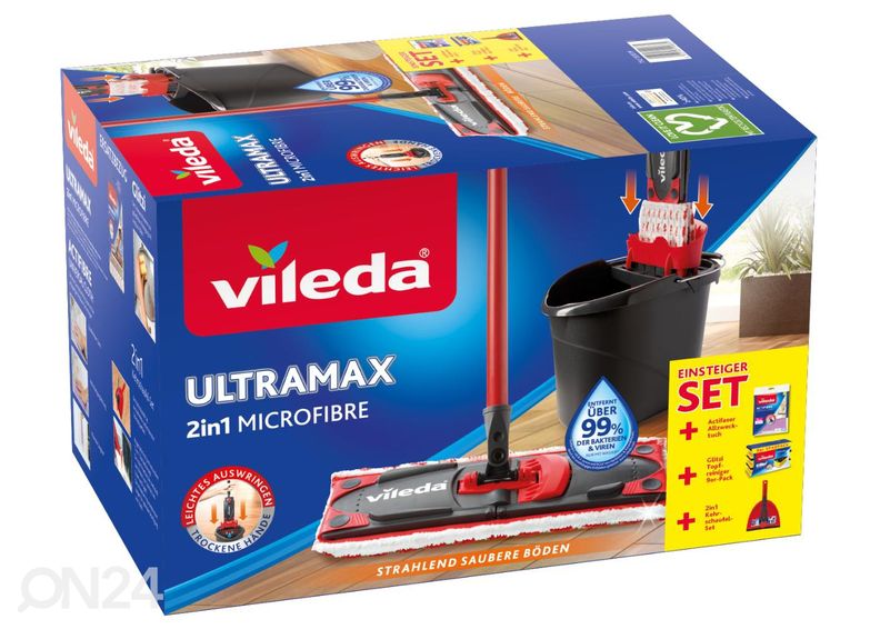 Vileda lattianpesusetti Ultramax Starter Box kuvasuurennos