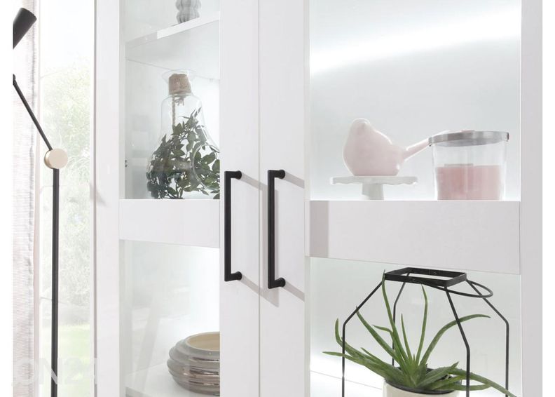 Vitriini + LED valaistus kuvasuurennos