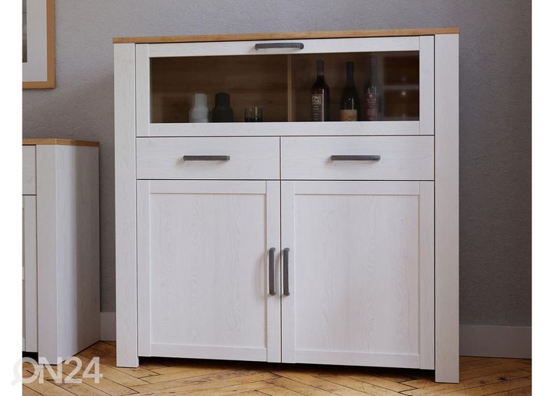 Vitriinikaappi 126 cm kuvasuurennos