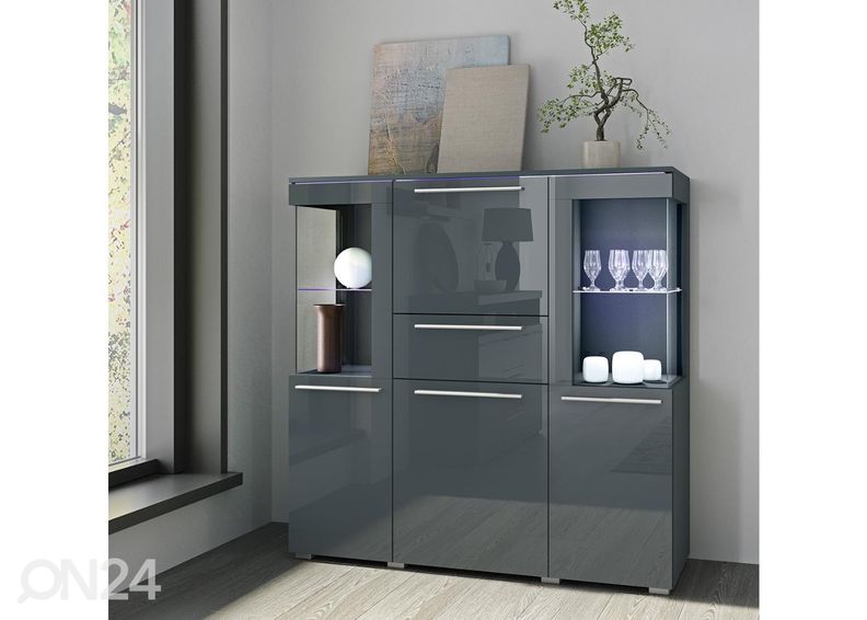 Vitriinikaappi 130 cm kuvasuurennos