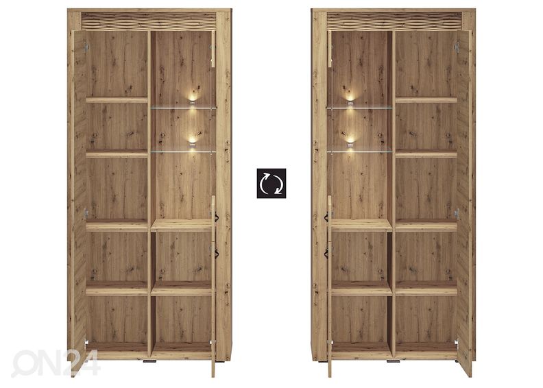 Vitriinikaappi Arda 92 cm kuvasuurennos