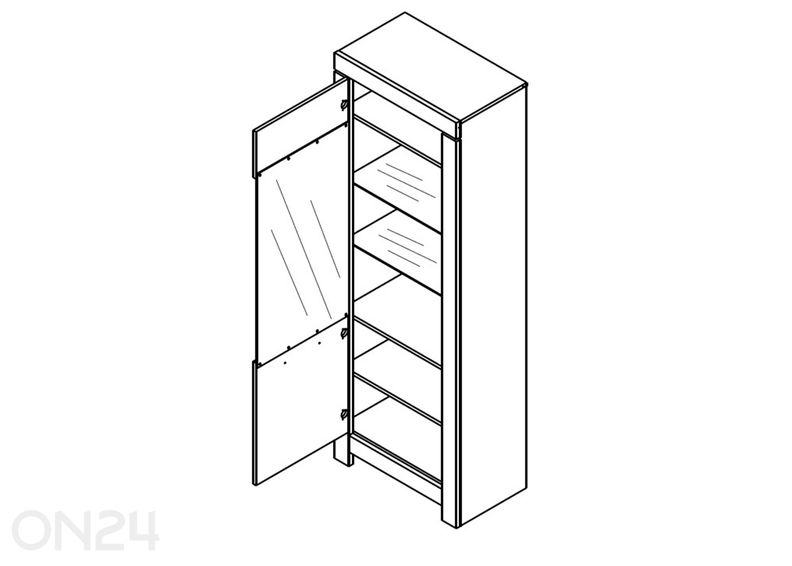 Vitriinikaappi Belen kuvasuurennos
