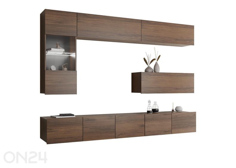 Vitriinikaappi Calabrini IV + LED kuvasuurennos