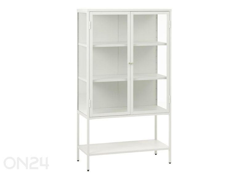 Vitriinikaappi Carmel, valkoinen kuvasuurennos