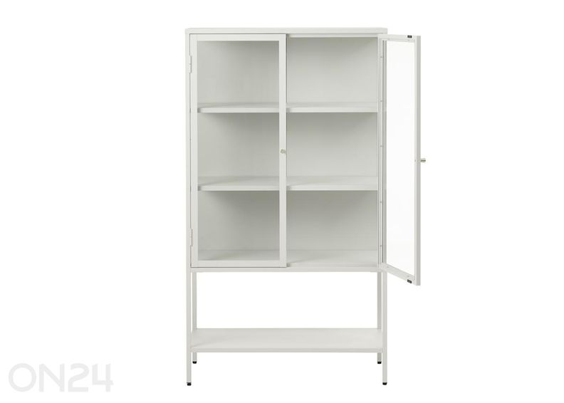 Vitriinikaappi Carmel, valkoinen kuvasuurennos