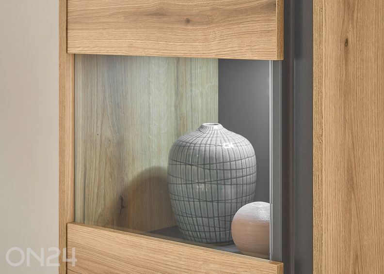 Vitriinikaappi City 157 cm kuvasuurennos