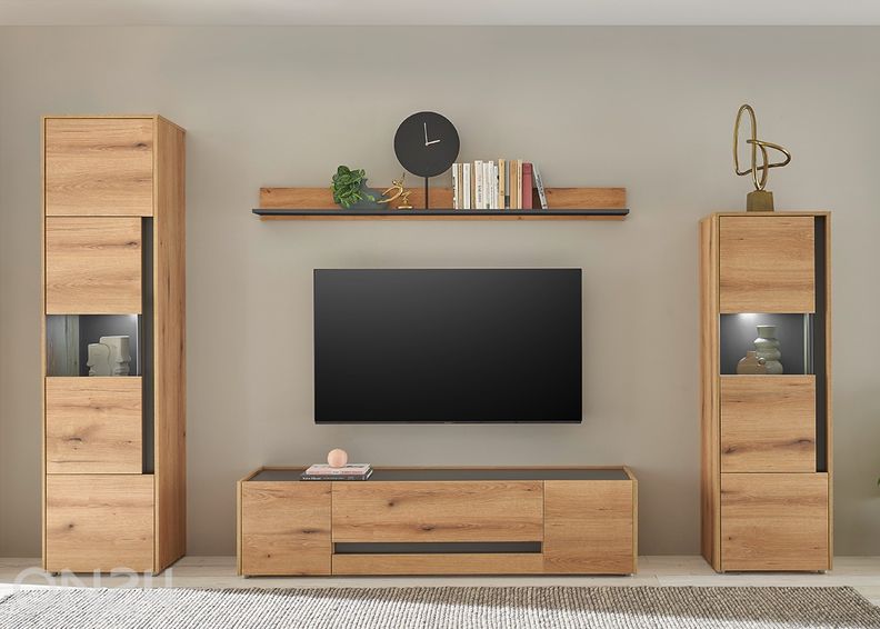 Vitriinikaappi City 200 cm kuvasuurennos