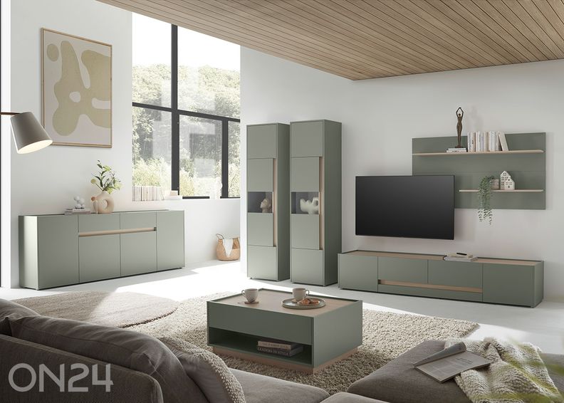 Vitriinikaappi City 200 cm kuvasuurennos