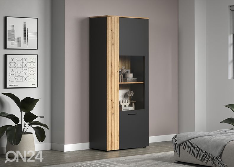 Vitriinikaappi Esteban 80 cm kuvasuurennos