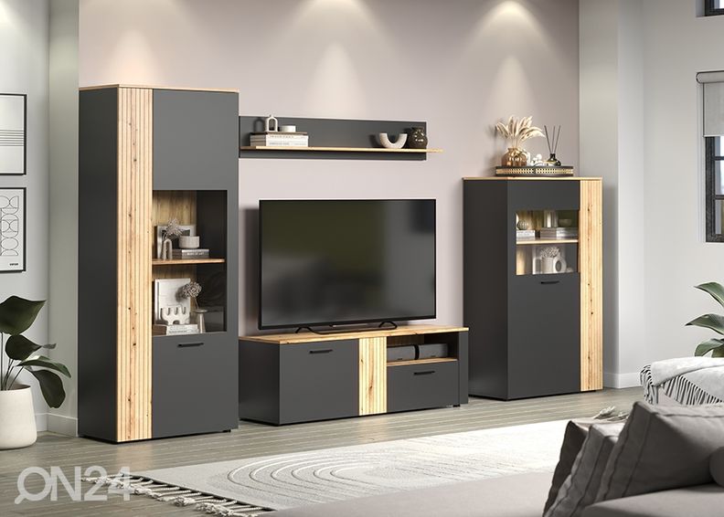 Vitriinikaappi Esteban 80 cm kuvasuurennos