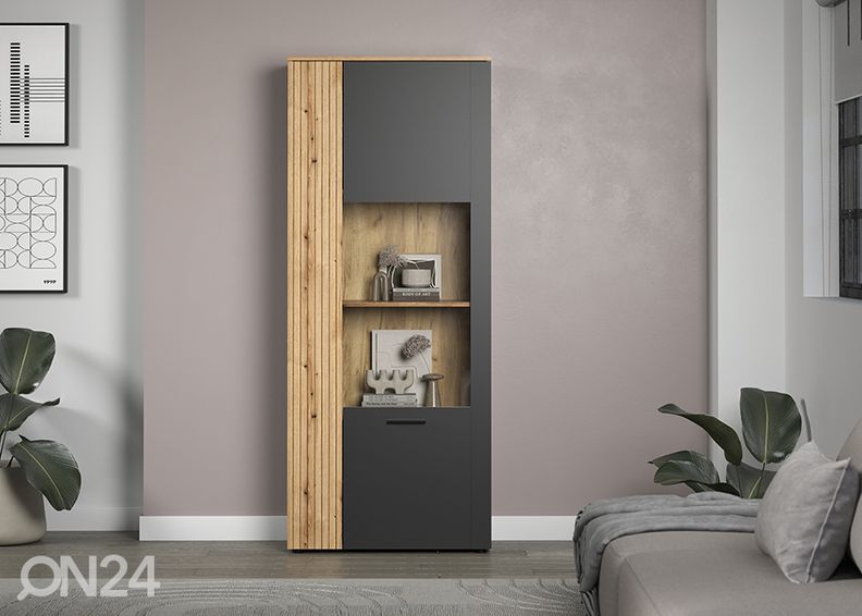 Vitriinikaappi Esteban 80 cm kuvasuurennos