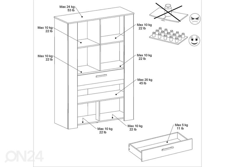 Vitriinikaappi Helma 110 cm kuvasuurennos