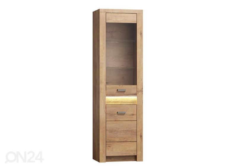 Vitriinikaappi + LED valaistus kuvasuurennos