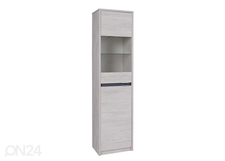 Vitriinikaappi + LED valaistus kuvasuurennos