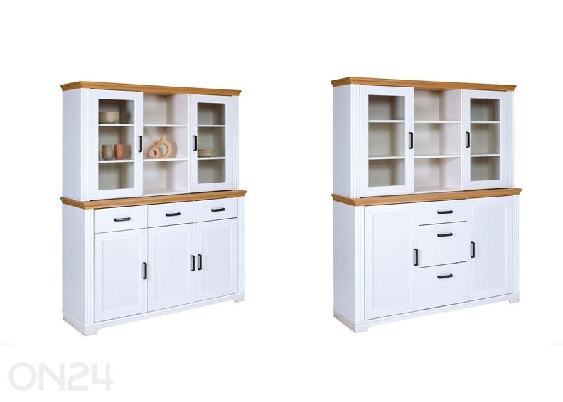 Vitriinikaappi Maluno 166 cm kuvasuurennos