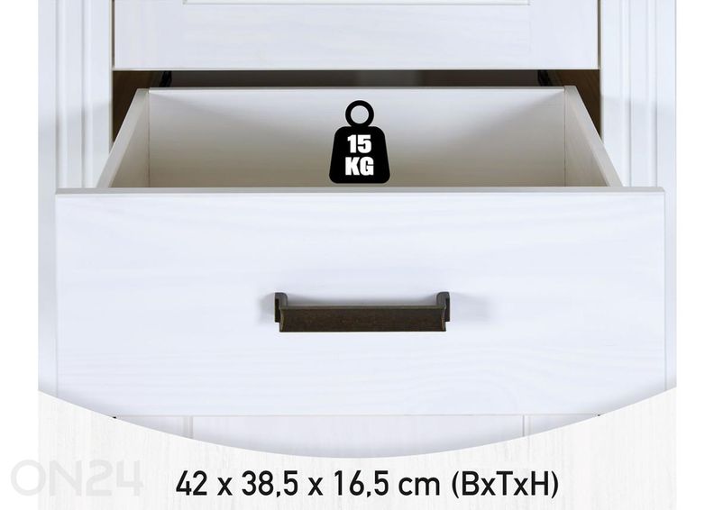 Vitriinikaappi Maluno 68x193 cm kuvasuurennos