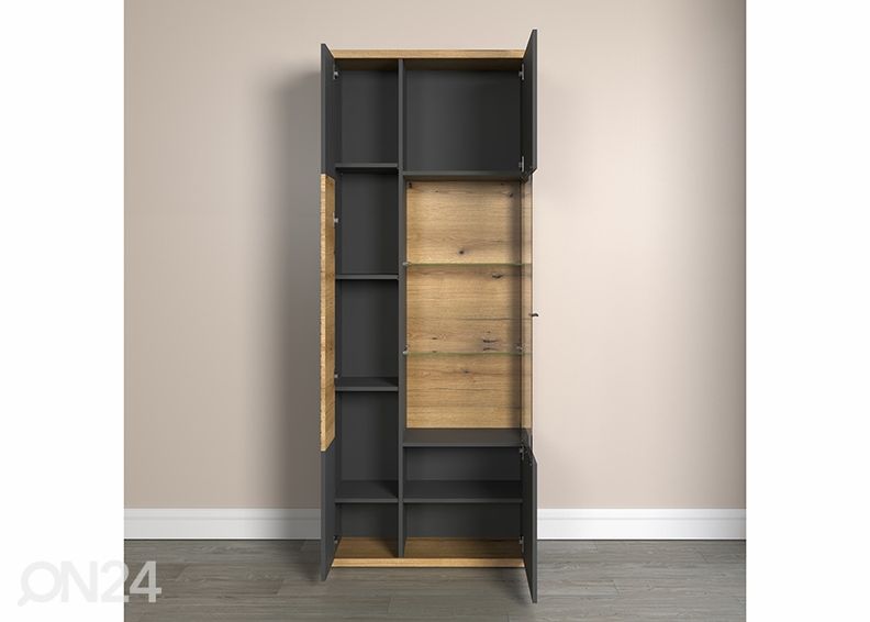Vitriinikaappi Norris 80 cm kuvasuurennos