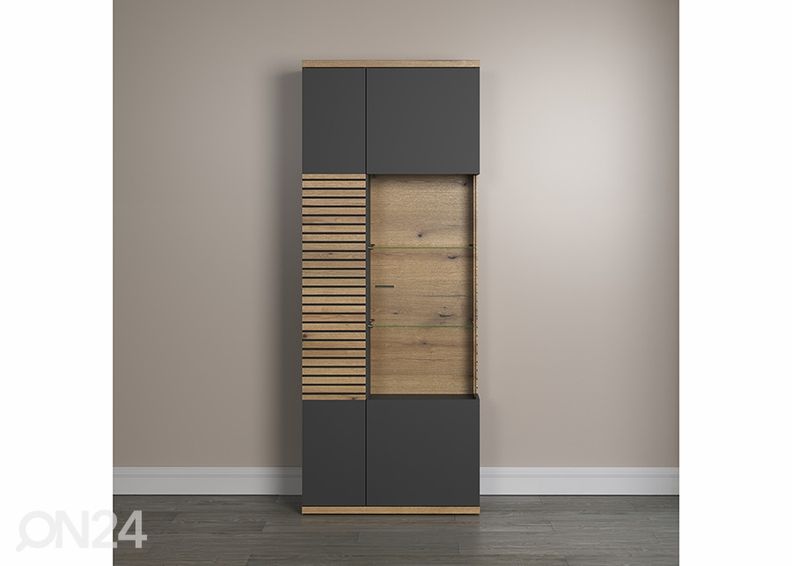 Vitriinikaappi Norris 80 cm kuvasuurennos